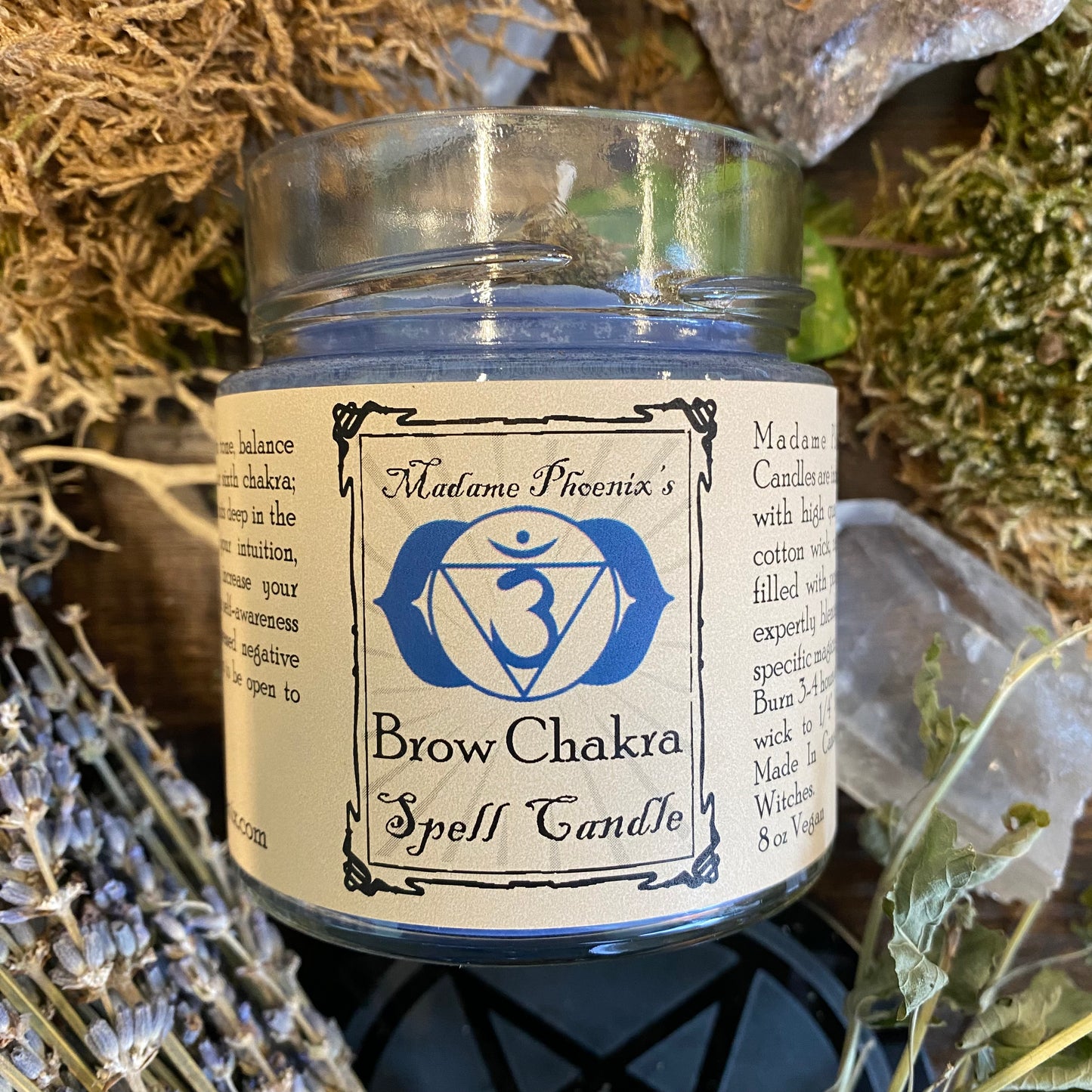 Bougies de sorts de guérison et d’équilibrage des chakras