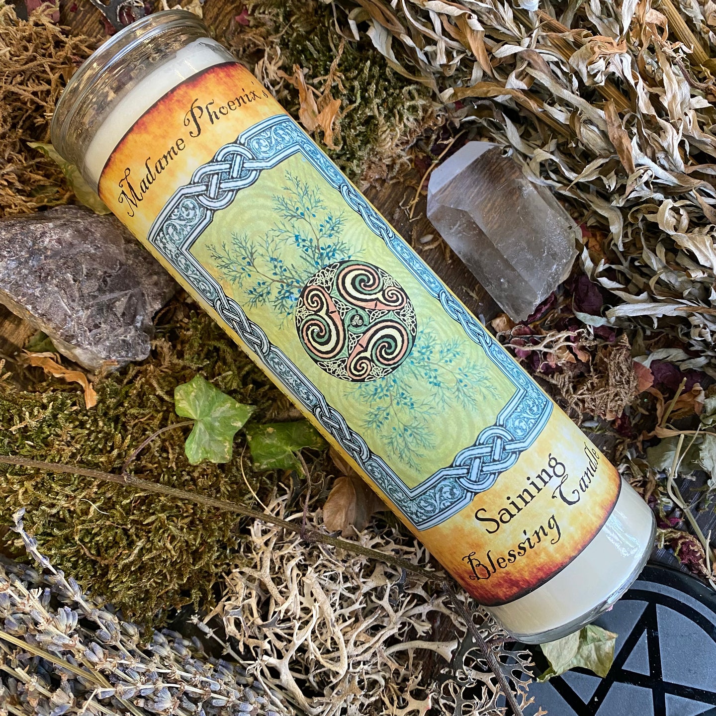 Saining Spiritual House Blessing and Cleansing Ritual Candle