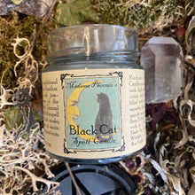 Load image into Gallery viewer, Black Cat Good Luck Hoodoo Spell Magic Candle
