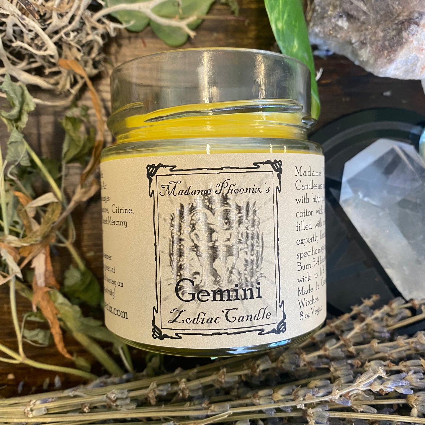 Zodiac Magic Gemini Spell Candle