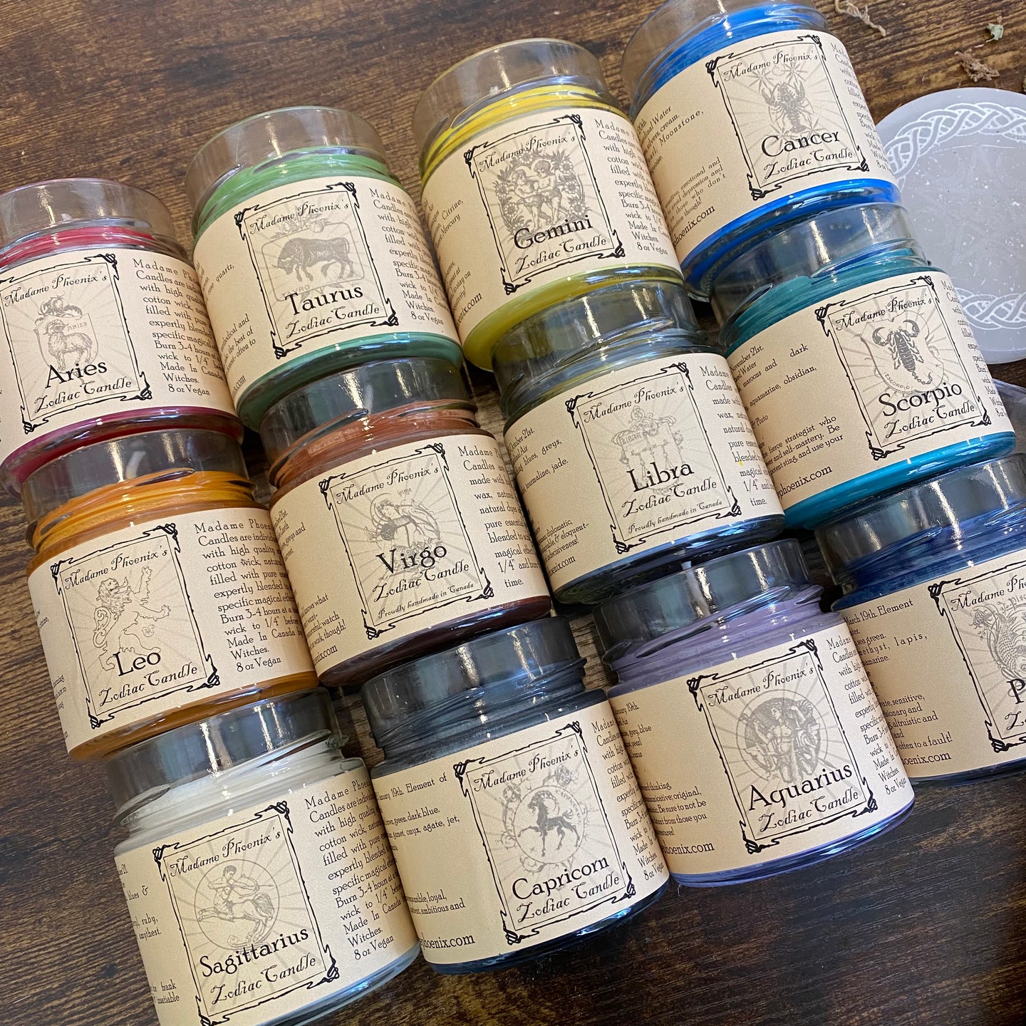 Zodiac Magic Spell Candles - All 12 Astrological Signs (FULL SET)