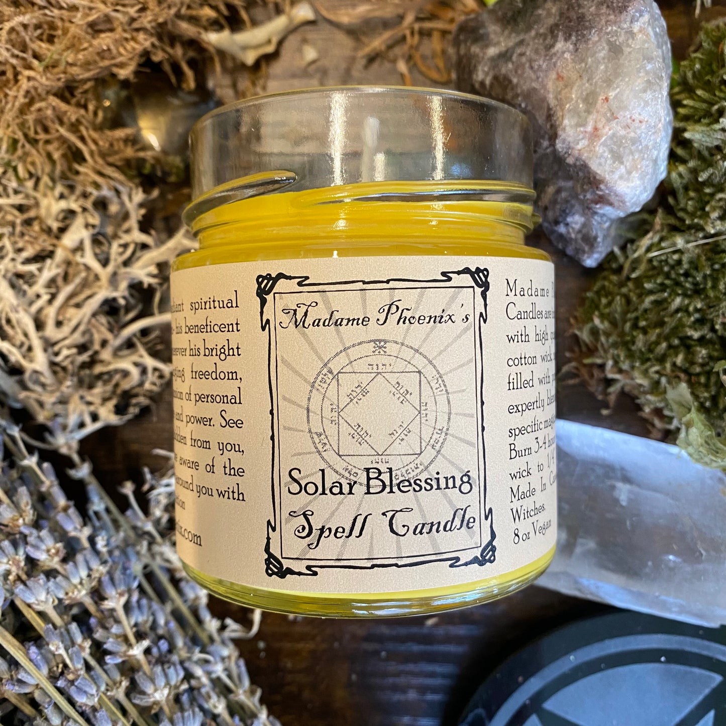 Planetary Magic Solar Blessing candle