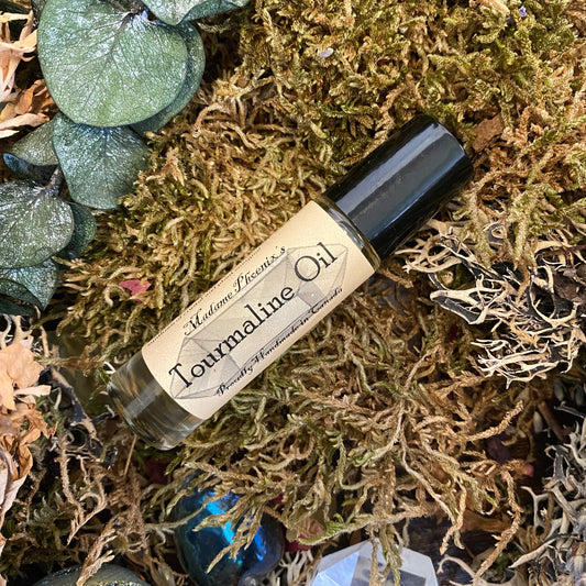 Black Tourmaline Crystal Oil Blend