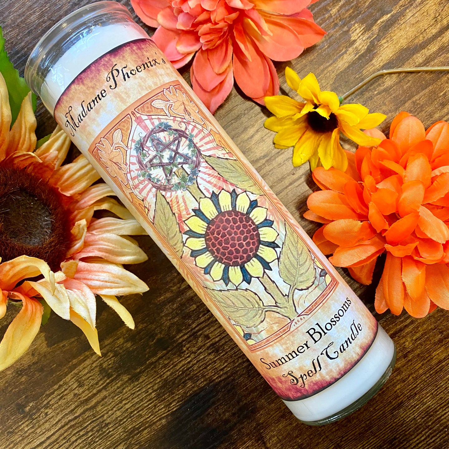 Summer Blossoms Spell Candle