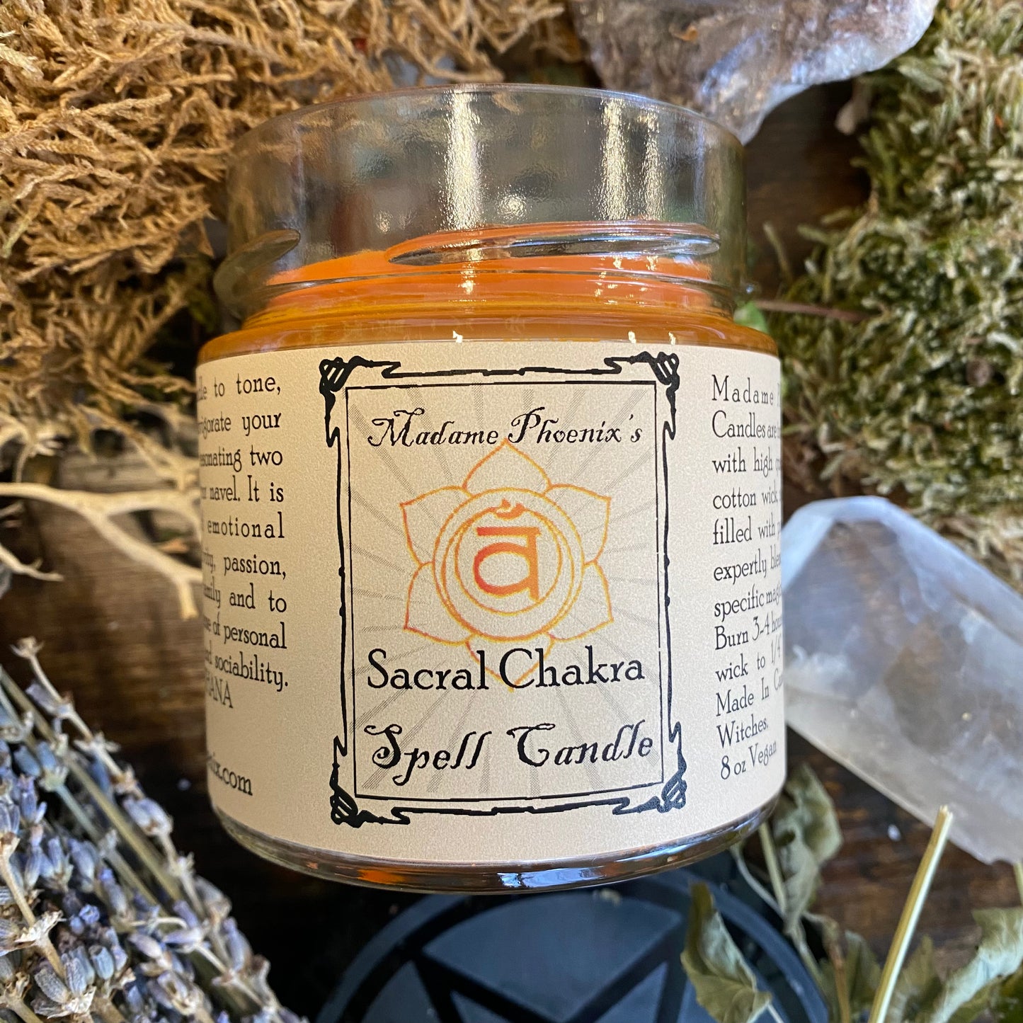 Bougies de sorts de guérison et d’équilibrage des chakras