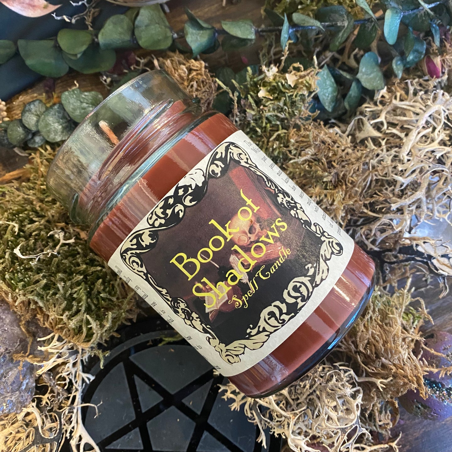 Book of Shadows Candle