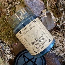 Load image into Gallery viewer, Shadows &amp; Moonlight Samhain Ritual Ancestor Altar Candle
