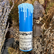 House Blessing Pillar Candle