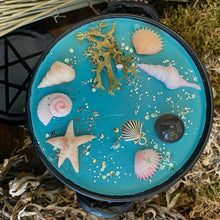 Load image into Gallery viewer, Mermaid Blessing Water Spirit Cauldron Candle
