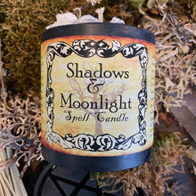 Load image into Gallery viewer, Shadows and Moonlight Offering Chunky Pillar Candle
