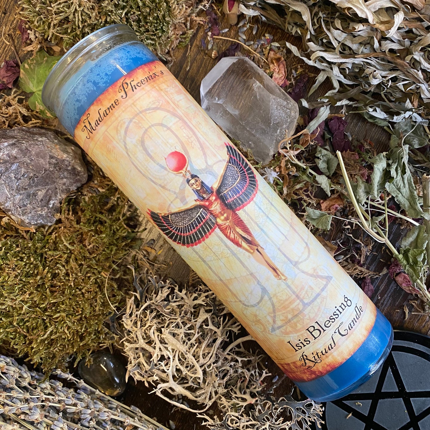 Isis Goddess 7 day Blessing Candle
