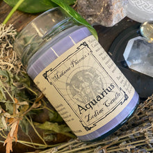 Load image into Gallery viewer, Zodiac Magic Aquarius Spell Candle
