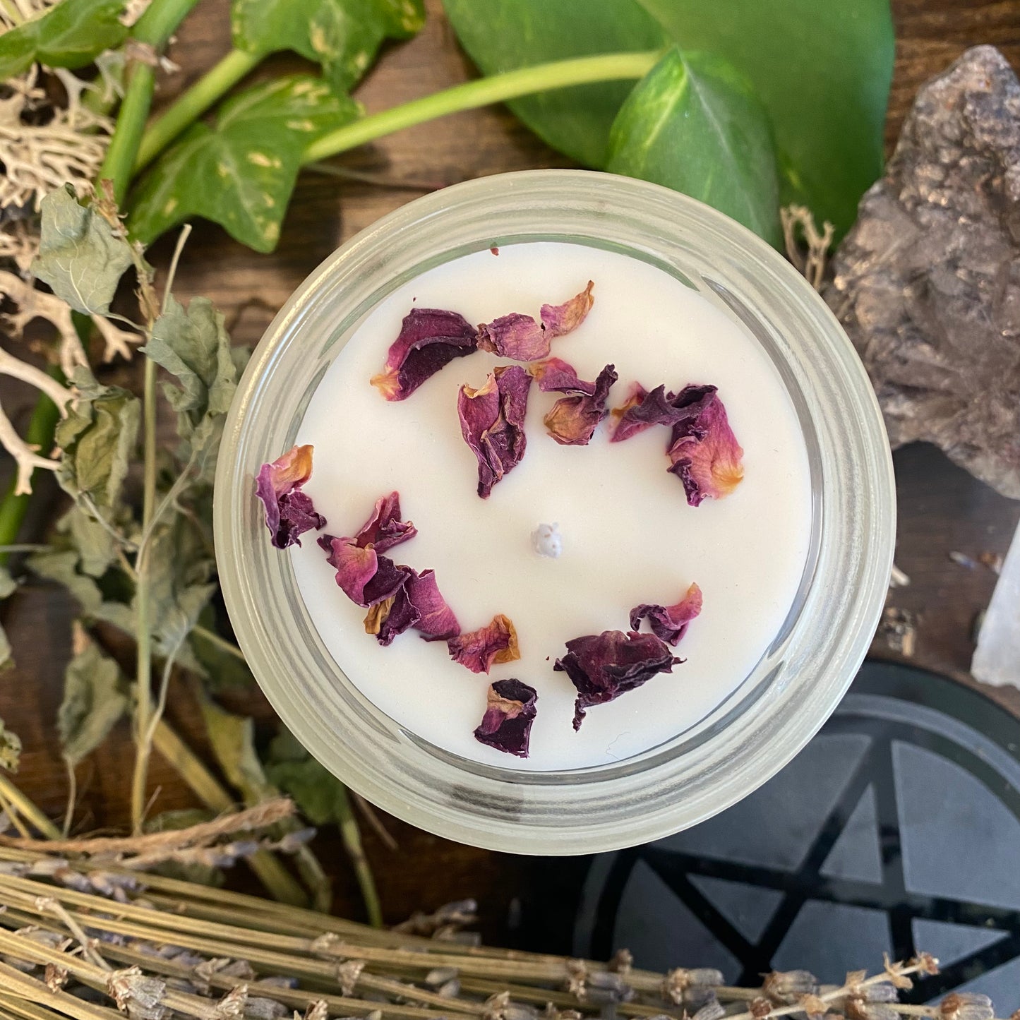 Bed of Roses Spell Candle