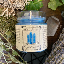 Load image into Gallery viewer, Crystal Magic Lapis Lazuli Candle

