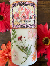 Load image into Gallery viewer, Love Witch Jumbo Pillar Candle
