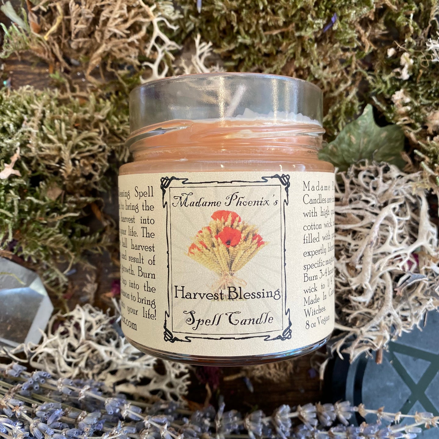 Harvest Blessing Fall Equinox Spell Candle