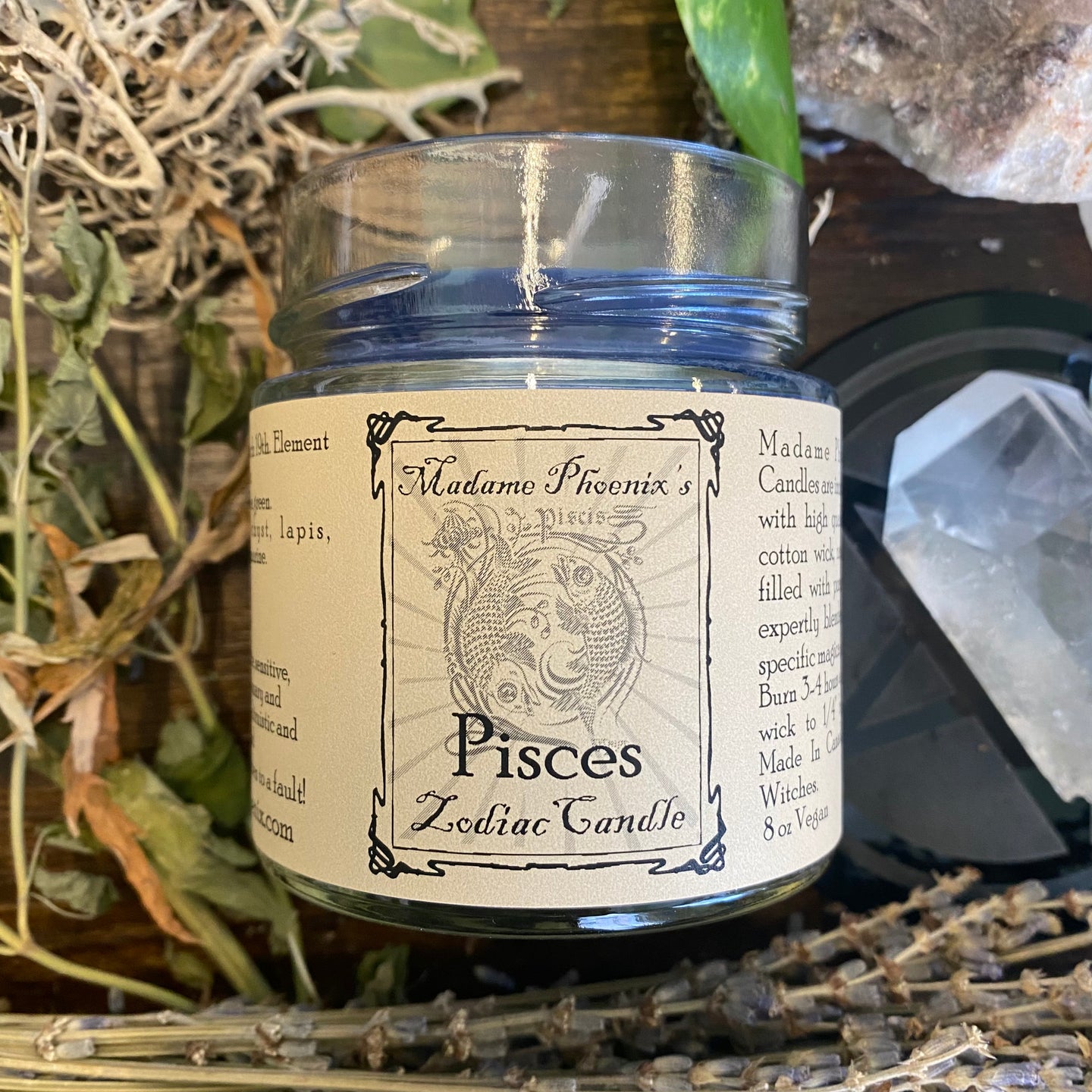 Zodiac Magic Pisces Spell Candle