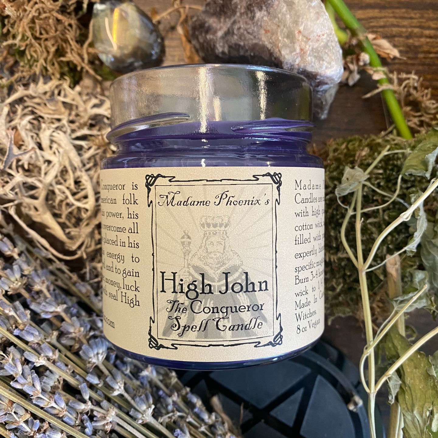 High John the Conqueror Magic Spell Candle