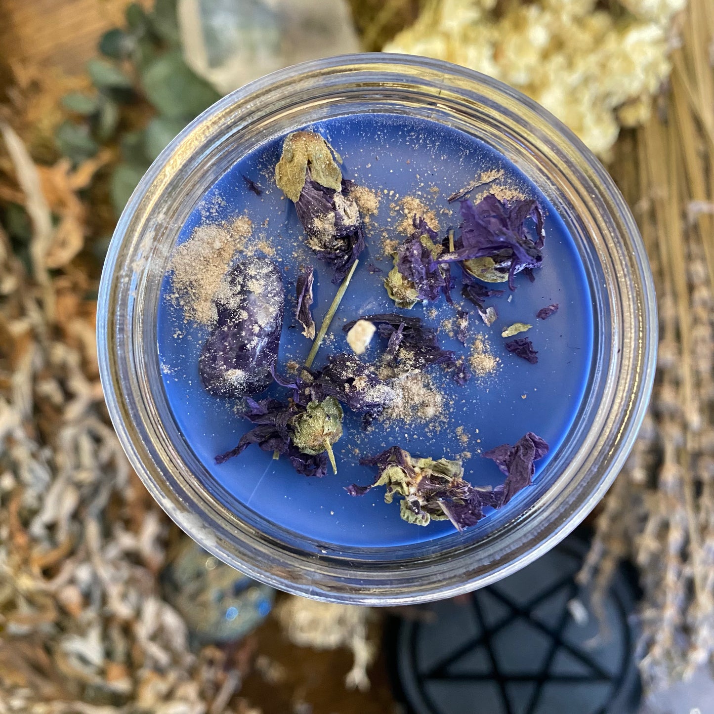 The World Card Tarot Card Ritual Spell Candle