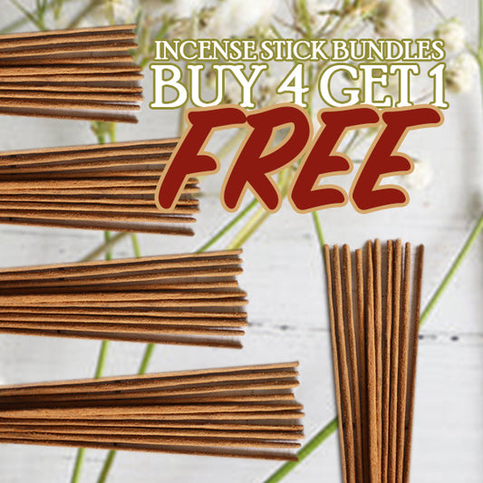 BUNDLES de bâtons d’encens (Achetez-en 4, obtenez-en 1 GRATUIT)