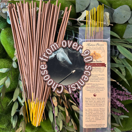 MADAME PHOENIX Incense Sticks packaged - Select a Scent