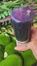 Load and play video in Gallery viewer, Hekate Devotional Witchcraft Tall Pillar Magic Candle
