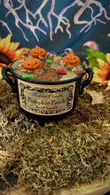 Load and play video in Gallery viewer, Pumpkin Patch Harvest Abundance Cauldron Candle
