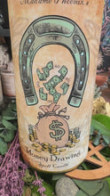 Load and play video in Gallery viewer, Big Gold Money Drawing 14 Day Candle LIMITED
