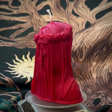 Load and play video in Gallery viewer, Veiled Goddess Altar Candles | Hekate | Persephone | Isis
