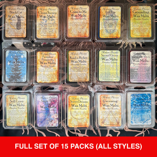 Wax Melt Mini Spell Packs (ENSEMBLE COMPLET)