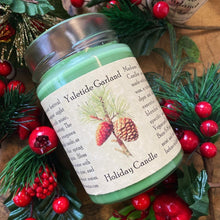 Load image into Gallery viewer, Yule Garland Holiday Magic Candle
