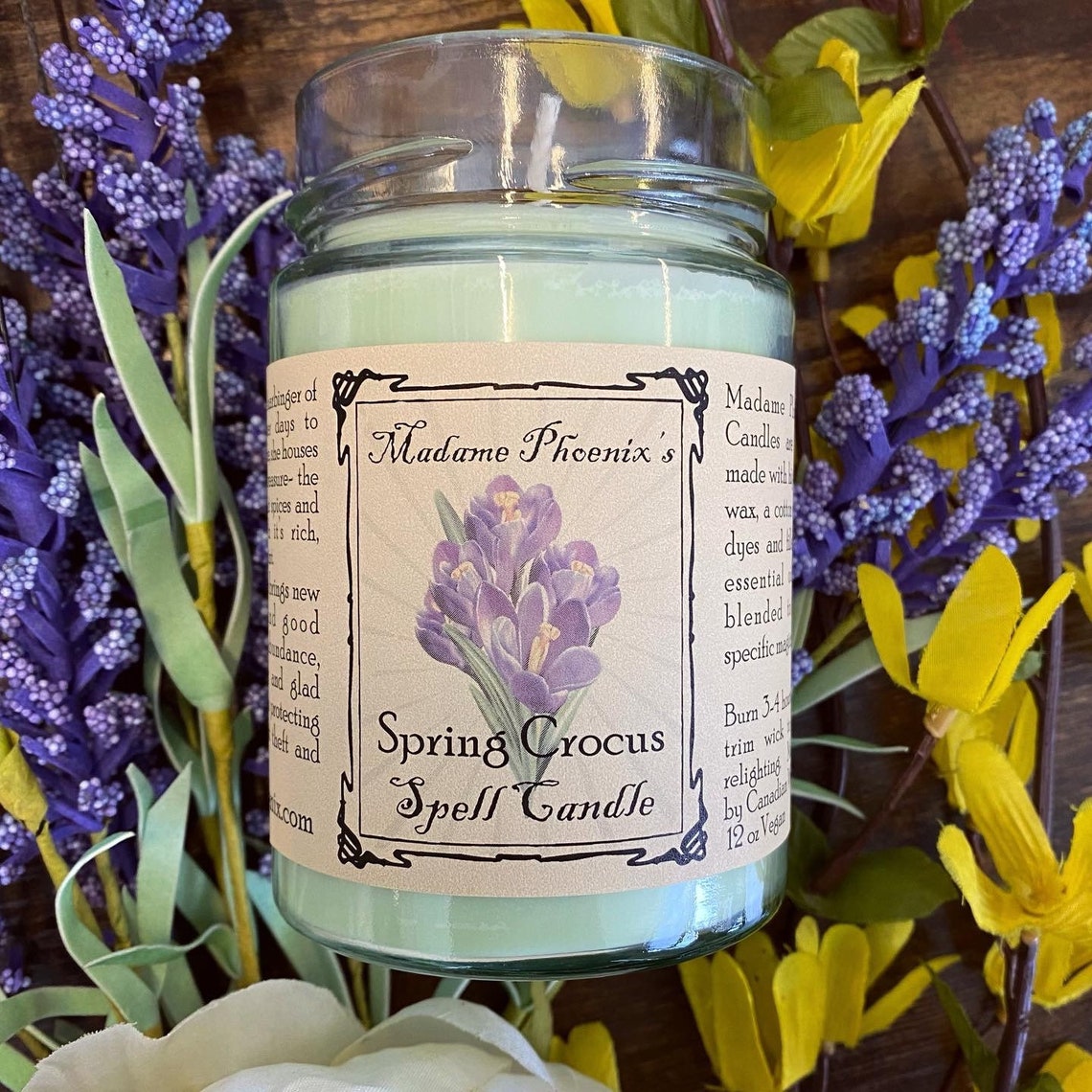 Bougies de fleurs de bénédiction du printemps