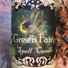 Load image into Gallery viewer, Green Fairy Absinthe Magic Candle
