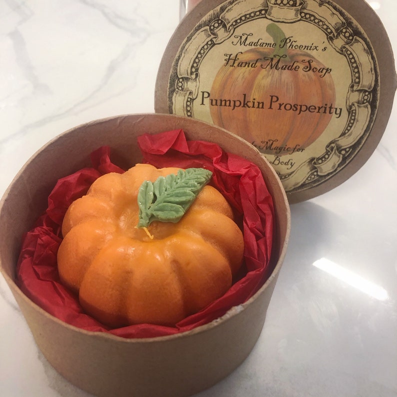 Pumpkin Prosperity Autumnal Harvest Abundance Spell Soap