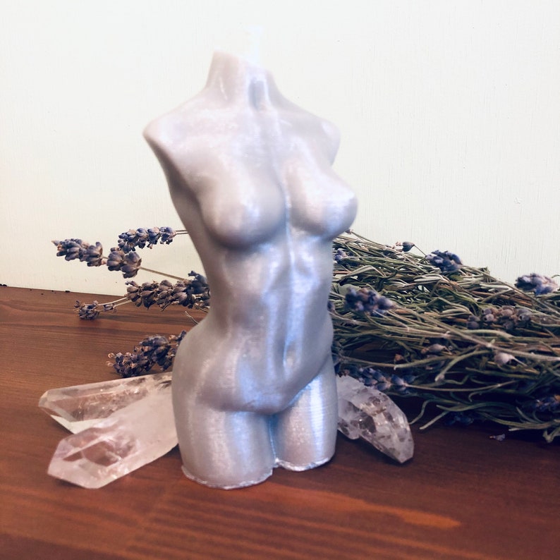 Figure Shaped Candle (Female Torso) - Goddesses, Queens & Wild Women