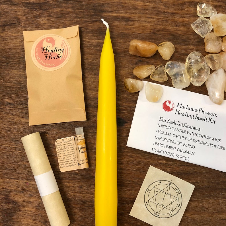 Candle Magic Spell Kit - Healing Energy