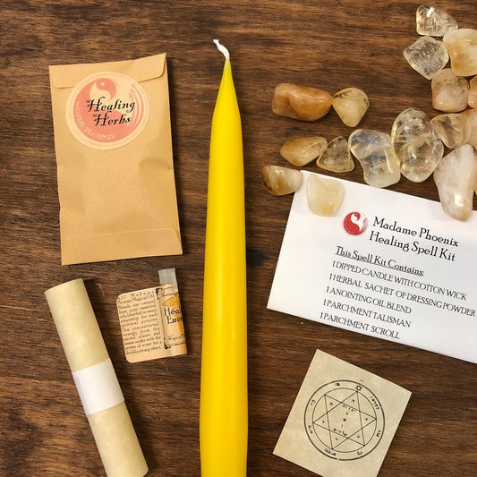 Kit de sorts magiques de bougie - Énergie de guérison