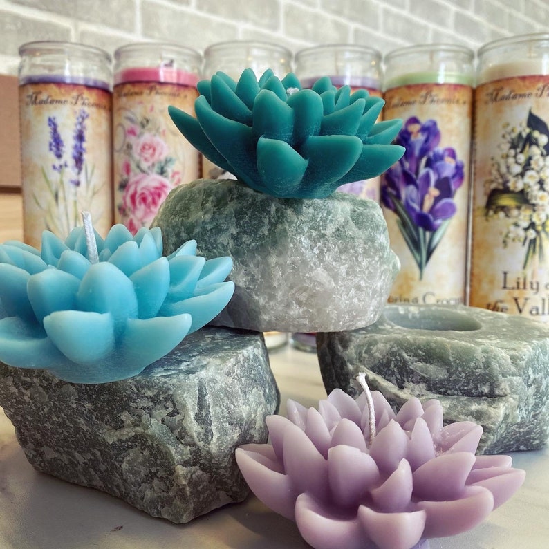 Bougies à la fleur de lotus pour les amoureux de l’eau !