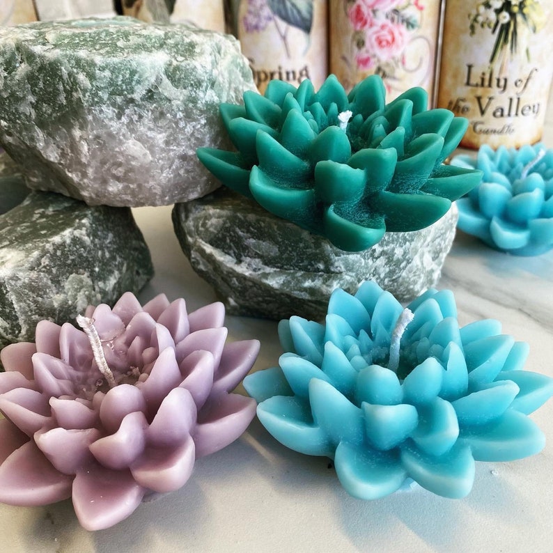 Bougies à la fleur de lotus pour les amoureux de l’eau !