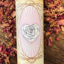 Load image into Gallery viewer, Self Love Heart Healing Spell Candle
