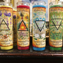 Load image into Gallery viewer, 7 day style WATER Elemental Magic Spell Candles
