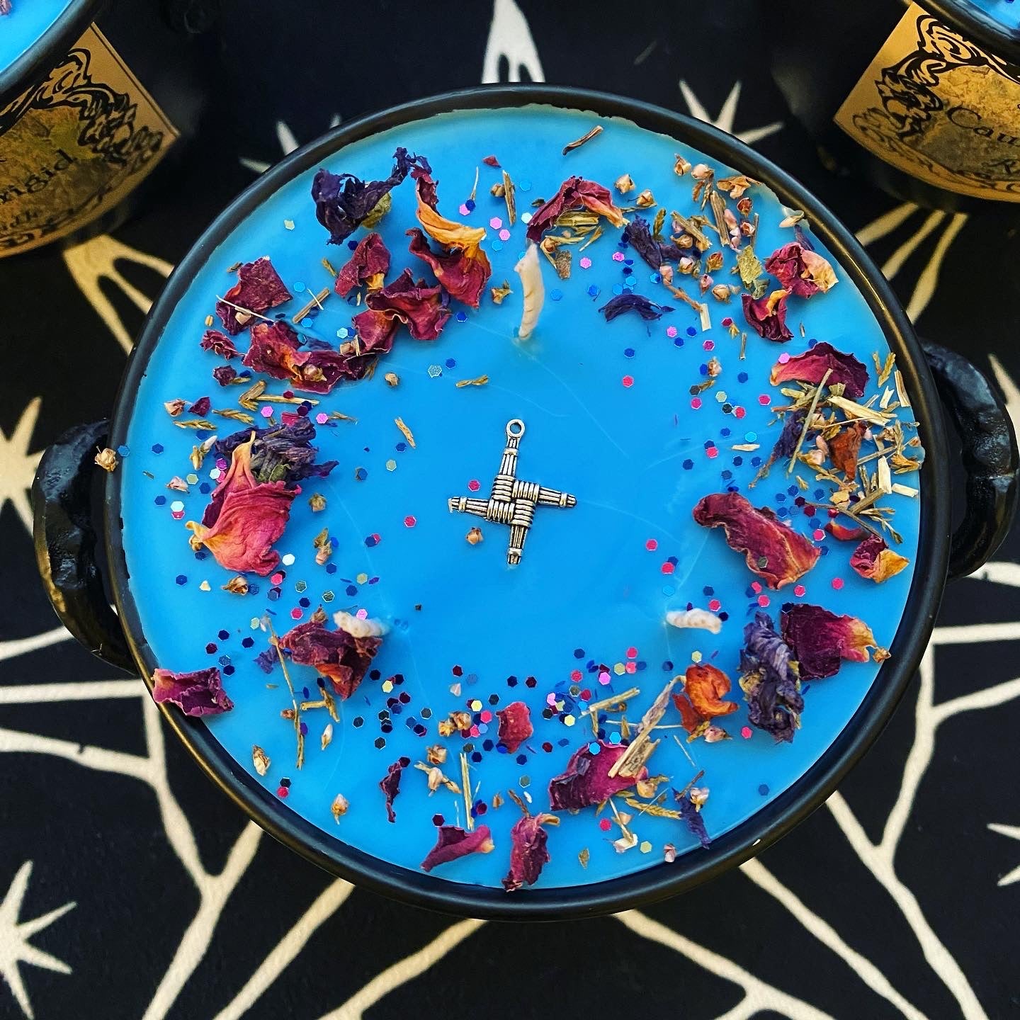 Chaudron de Brigid Imbolc Déesse Autel Spell Bougie