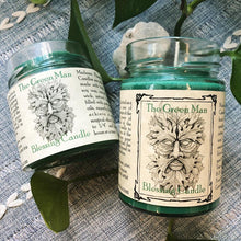 Load image into Gallery viewer, Green Man Forest Spirit Blessing Candle
