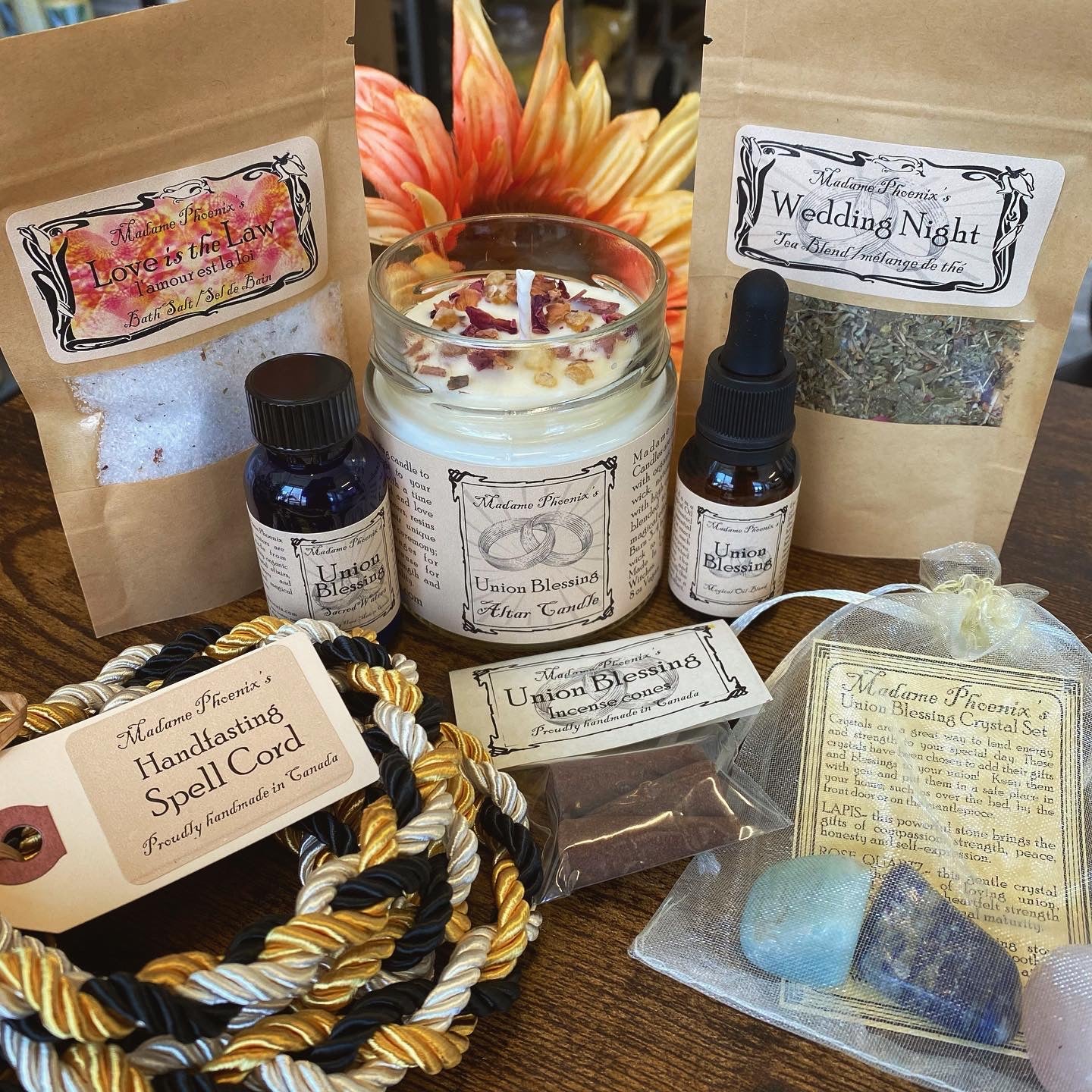 Wedding and Hand Fasting Deluxe Spell Kit