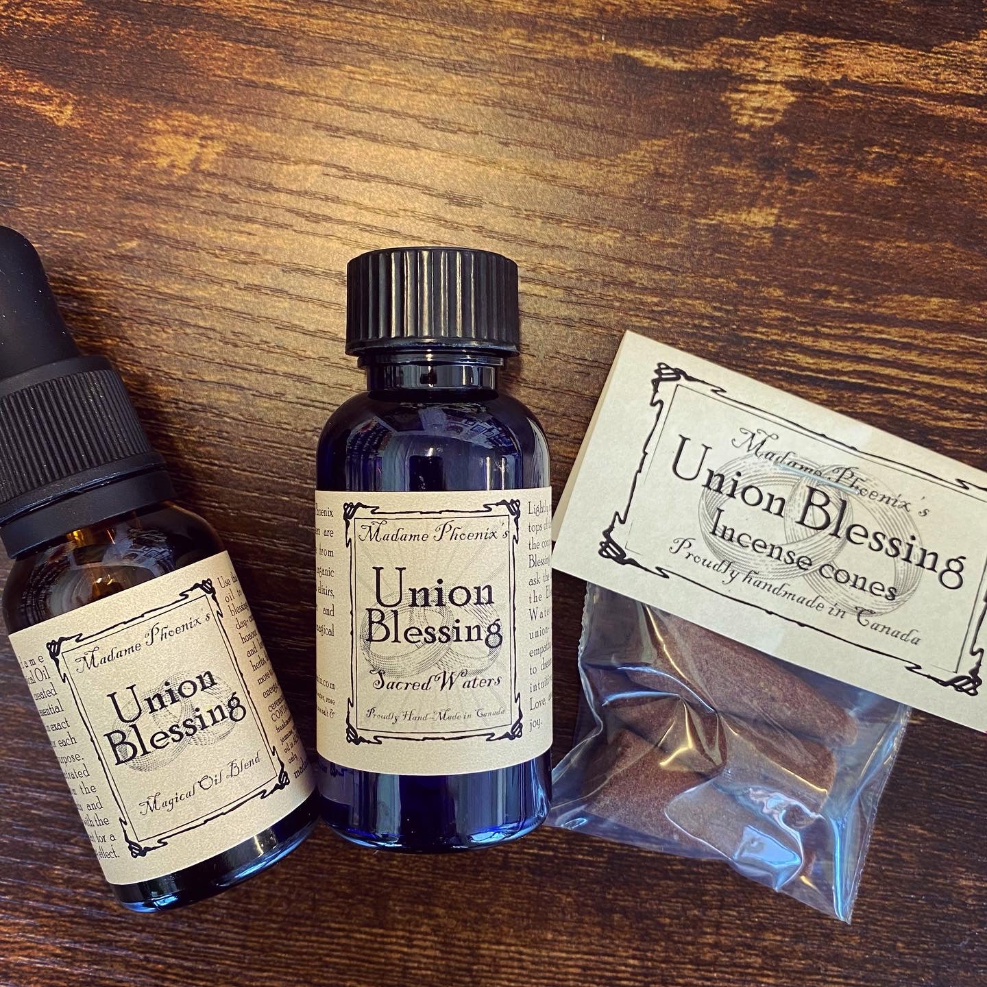 Kit de sorts de luxe pour mariage et jeûne à la main