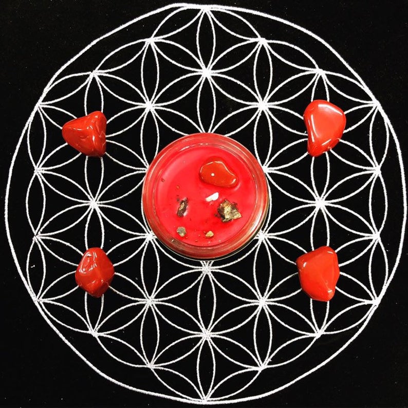 Bougies de sorts de guérison et d’équilibrage des chakras (ENSEMBLE COMPLET)