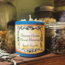 Load image into Gallery viewer, Happy Home House Blessing Chunky Ritual Candle
