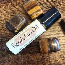 Load image into Gallery viewer, Tiger’s Eye Crystal Roller Perfume Oil

