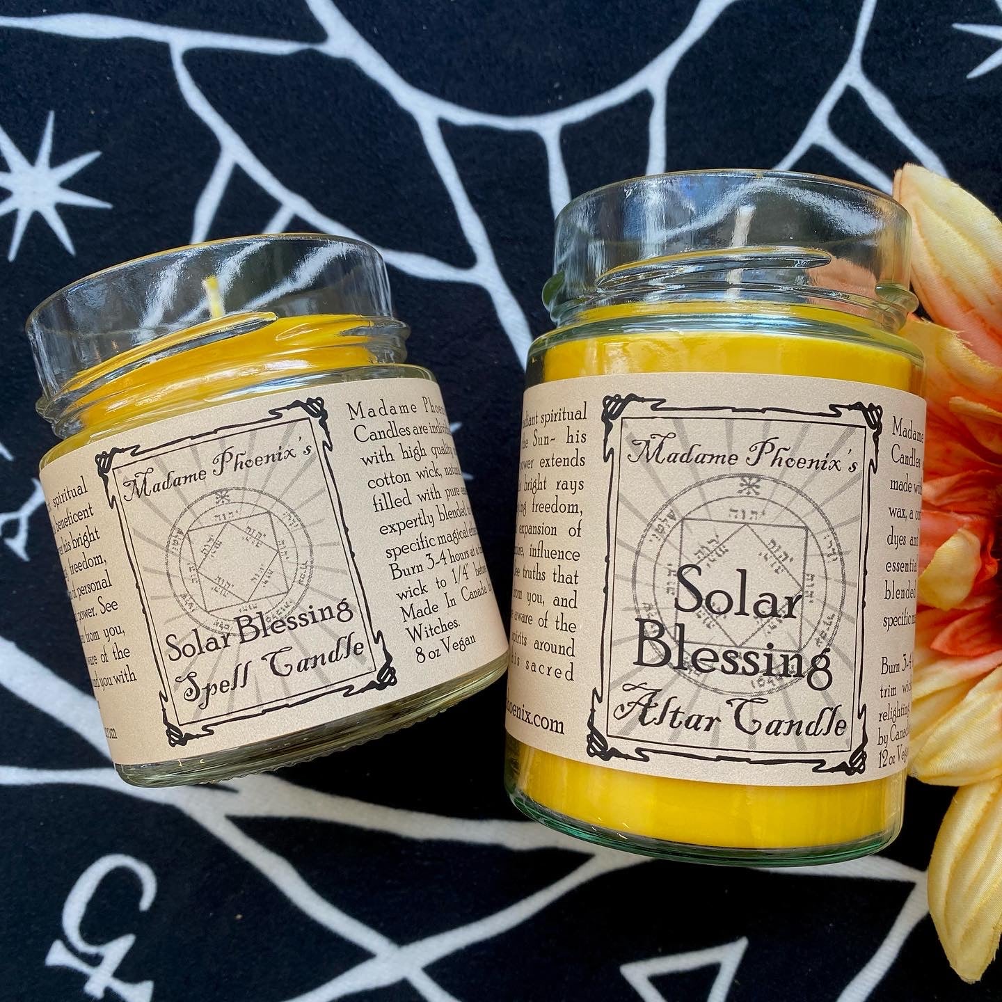 Planetary Magic Solar Blessing candle
