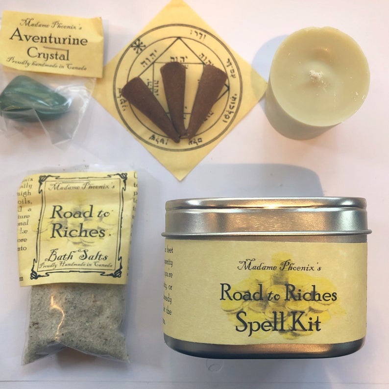 Road to Riches - Prosperity magic spell kit